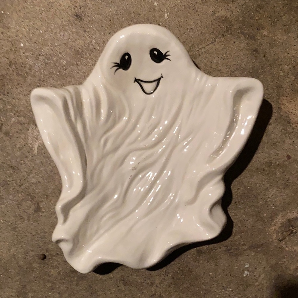 🍫🎃 Vintage Halloween Change / Candy Tray Handcrafted in Williamsburg, VA  👻🦇
